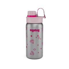 Ergobag - Botella de acero inoxidable brillante