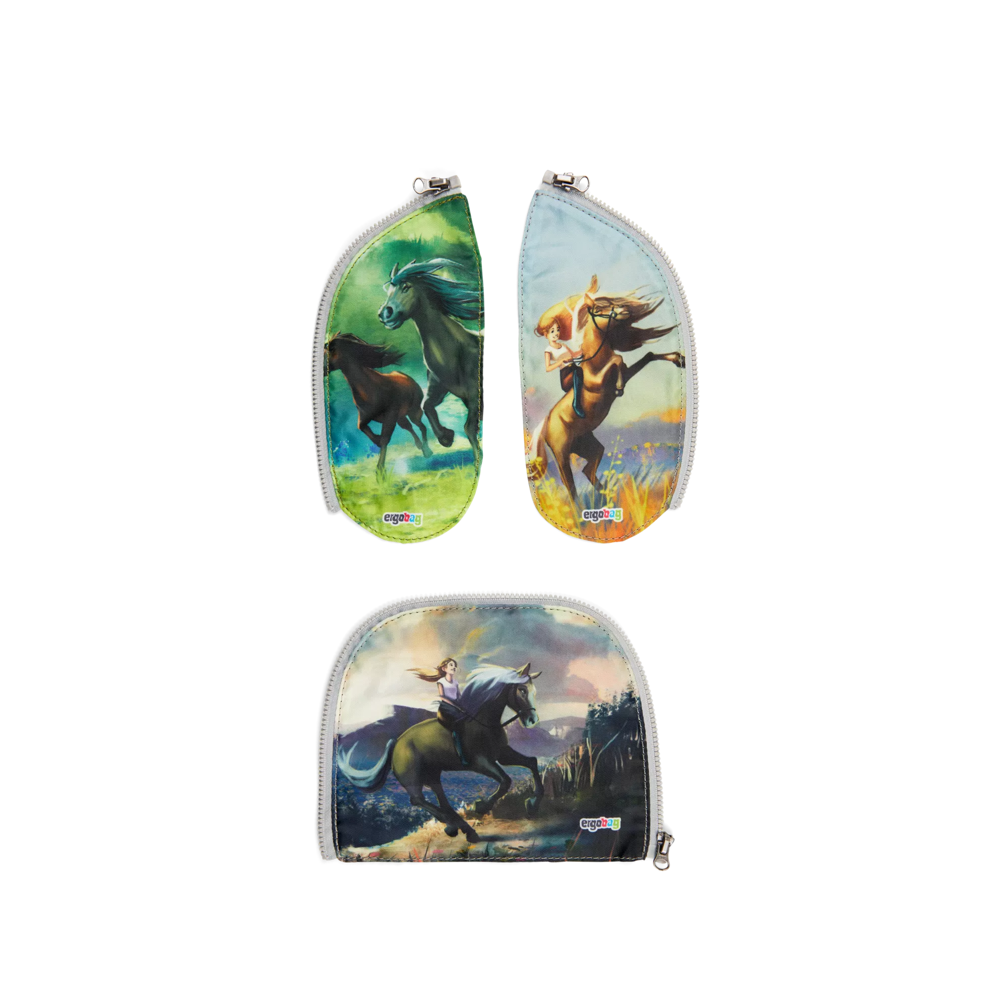 Ergobag - Adorno de cremallera Horse Adventure