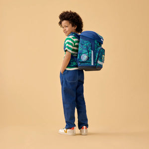 Ergobag - Mochila Escolar Cubo Set Firebear Dragón