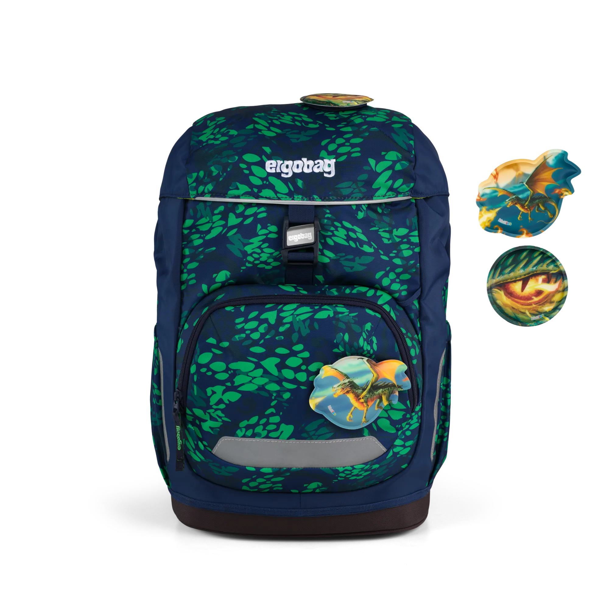 Ergobag – Mochila escolar Flex Firebear Dragon