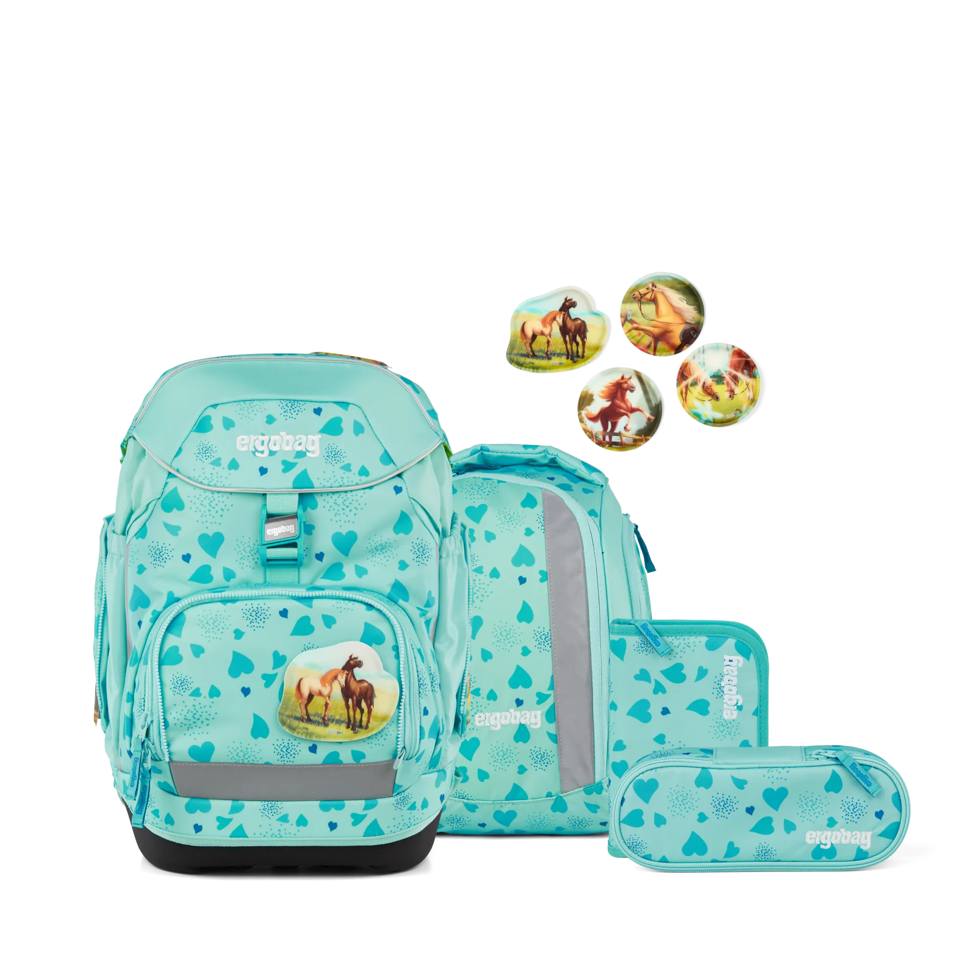 Ergobag - Mochila Escolar Set Horsedreambear