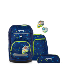 Ergobag - Mochila escolar Flex, set Front Runbear