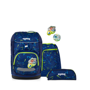 Ergobag - Mochila escolar Flex, set Front Runbear