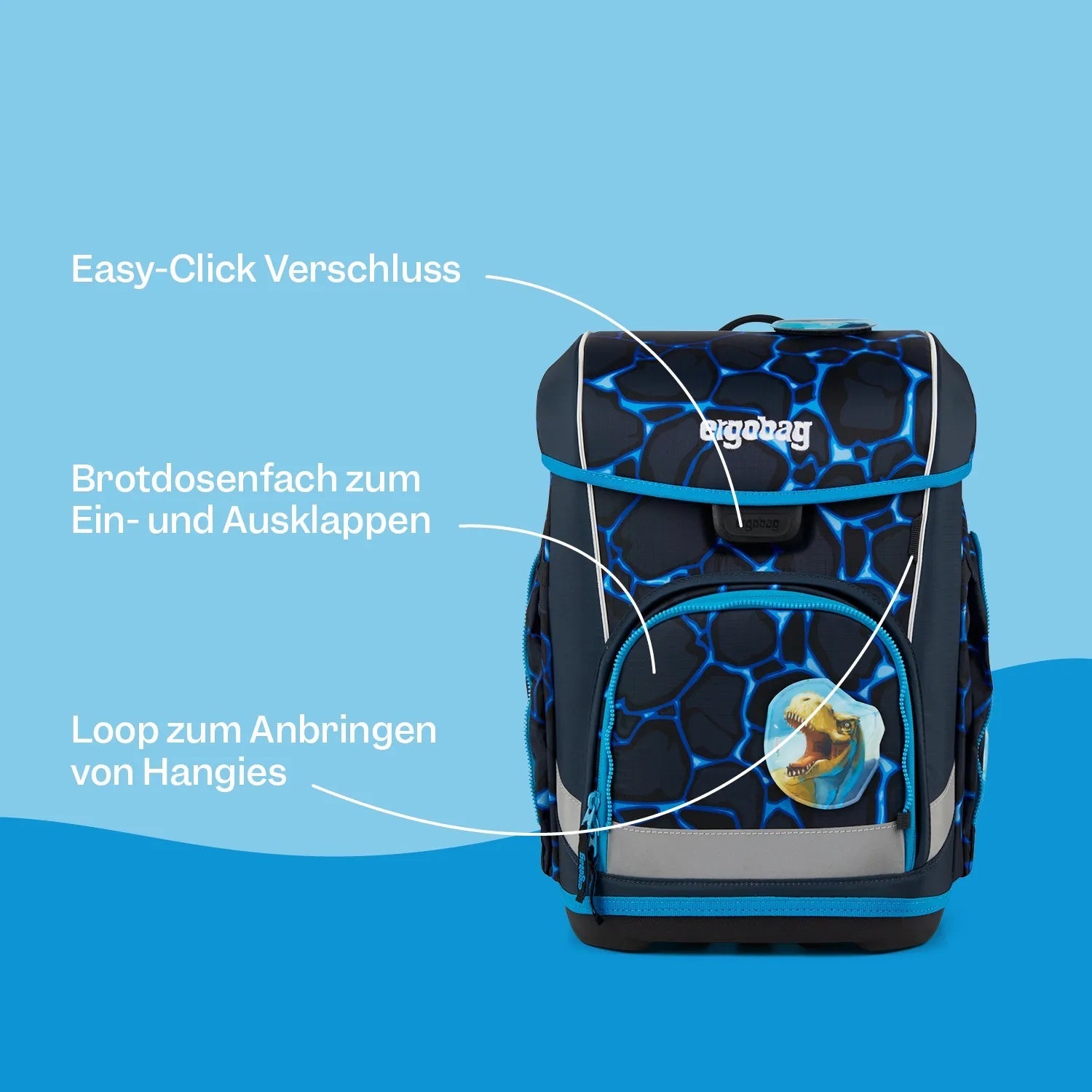 Ergobag - Mochila Escolar Set Cubo Light Cubo Light Bearicorn