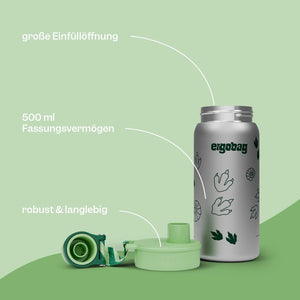 Ergobag - Botella de acero inoxidable Unicornio
