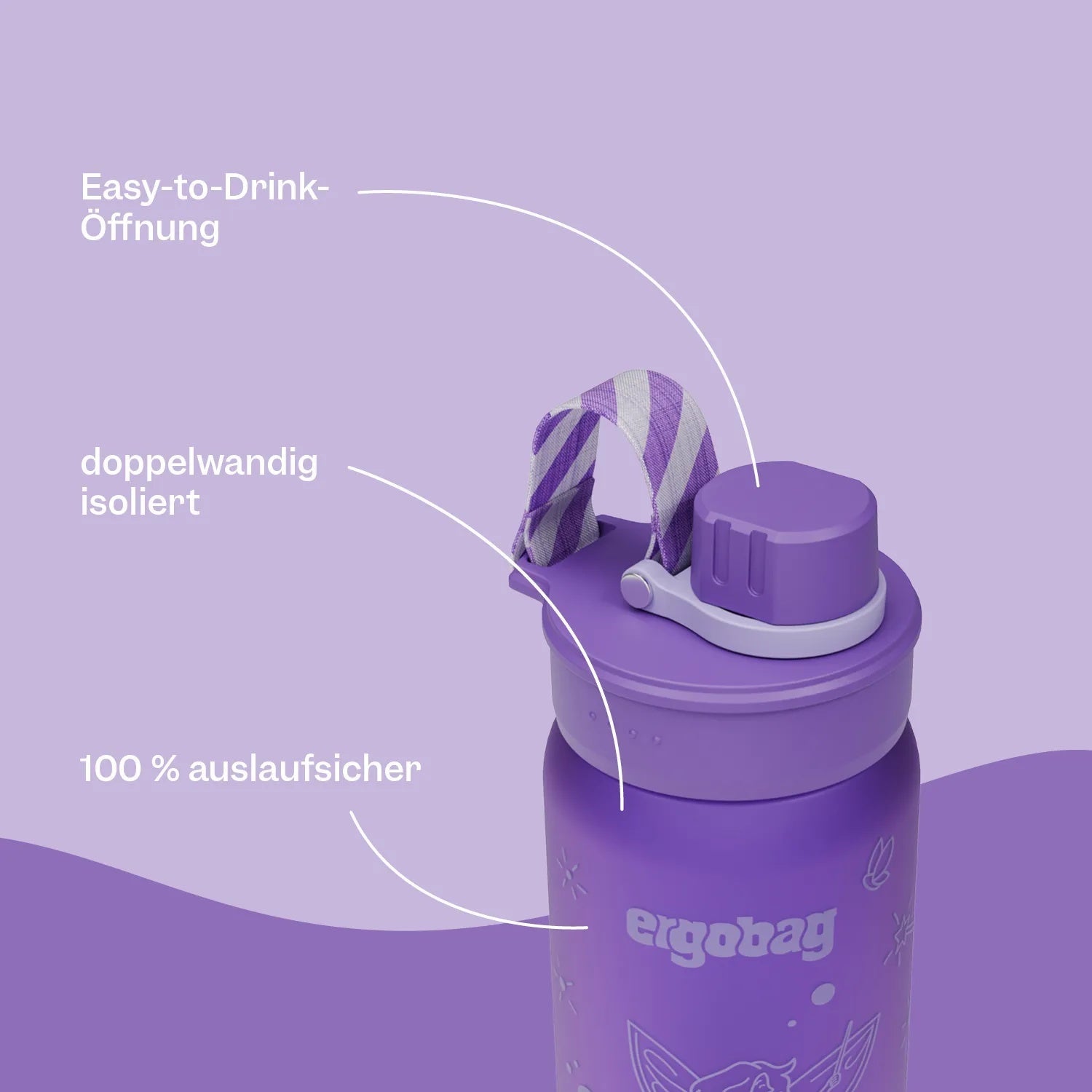 Ergobag - Bottle Unicornio