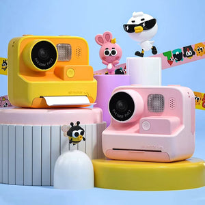 iPixi - Cámara digital de fotos y video de impresión instantánea rosa