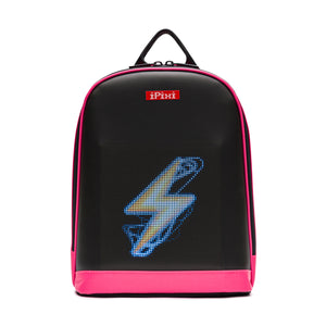 iPixi - Mini mochila rosa con pantalla LED para niños