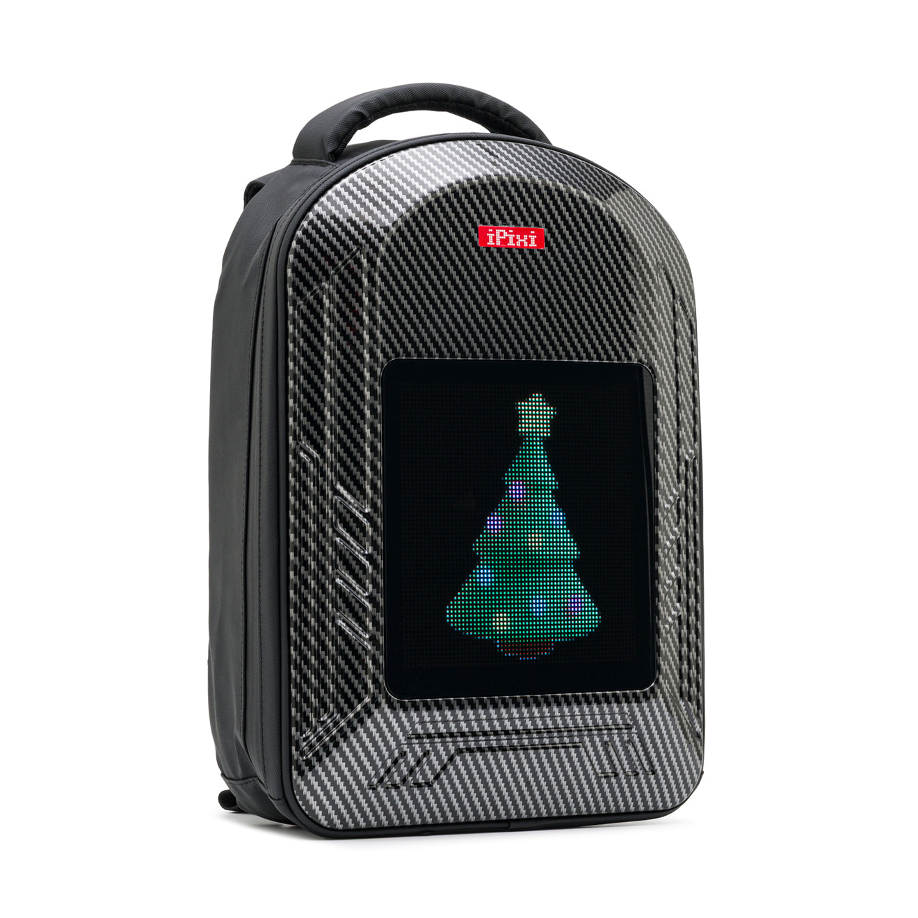 Mochila de titanio iPixi de tamaño mediano con pantalla LED