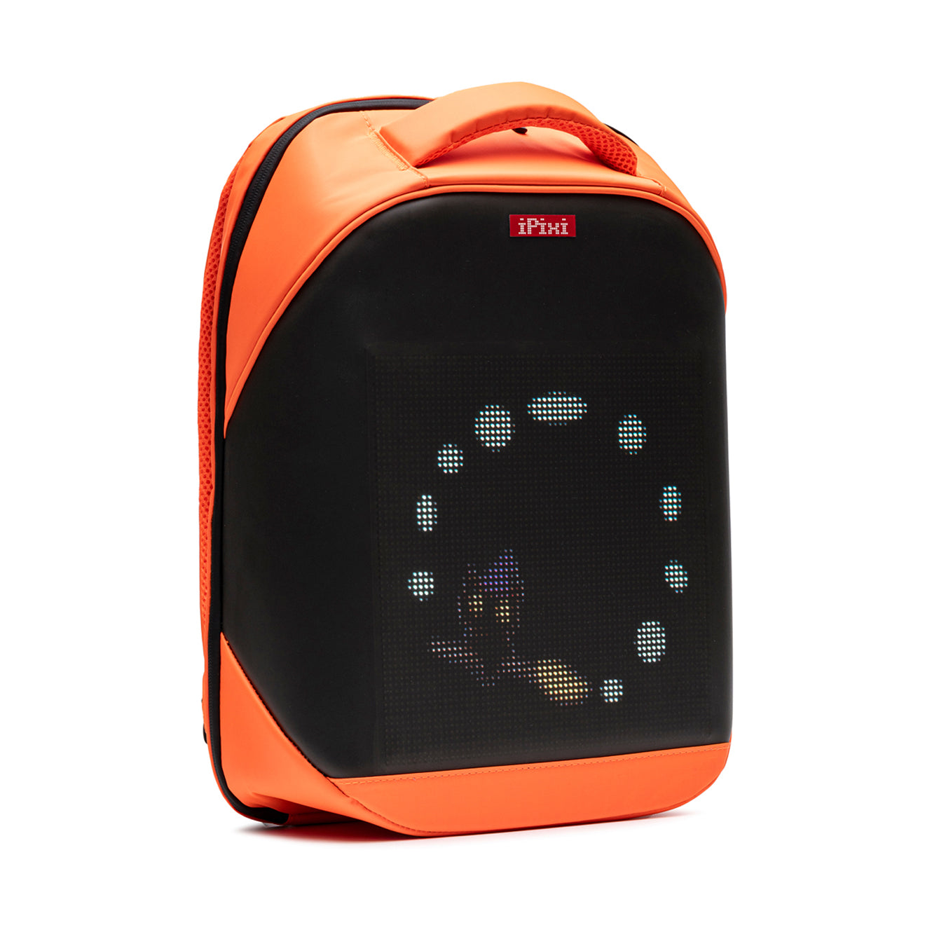 iPixi – Mochila Mediana Naranja con Pantalla LED
