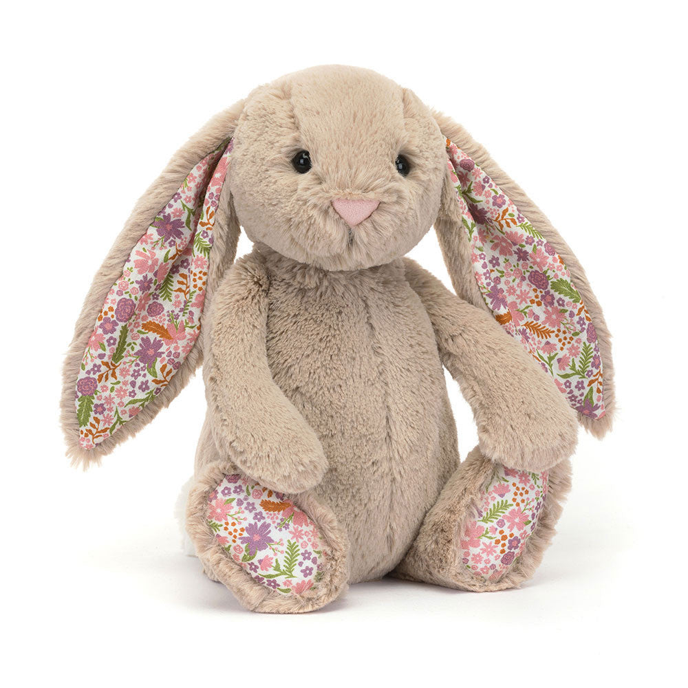 JellyCat - Conejo Beige de Flores 'Petal' Conejo Peluche 31 cm