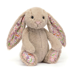 JellyCat - Conejo Beige de Flores 'Petal' Conejo Peluche 31 cm