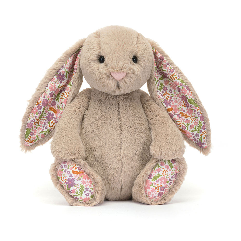 JellyCat - Conejo Beige de Flores 'Petal' Conejo Peluche 31 cm