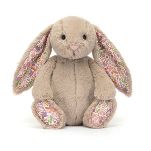 JellyCat - Conejo Beige de Flores 'Petal' Conejo Peluche 31 cm