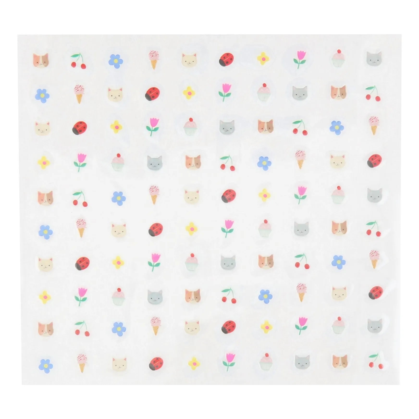 Meri Meri - Adhesivos para uñas Kitten Club
