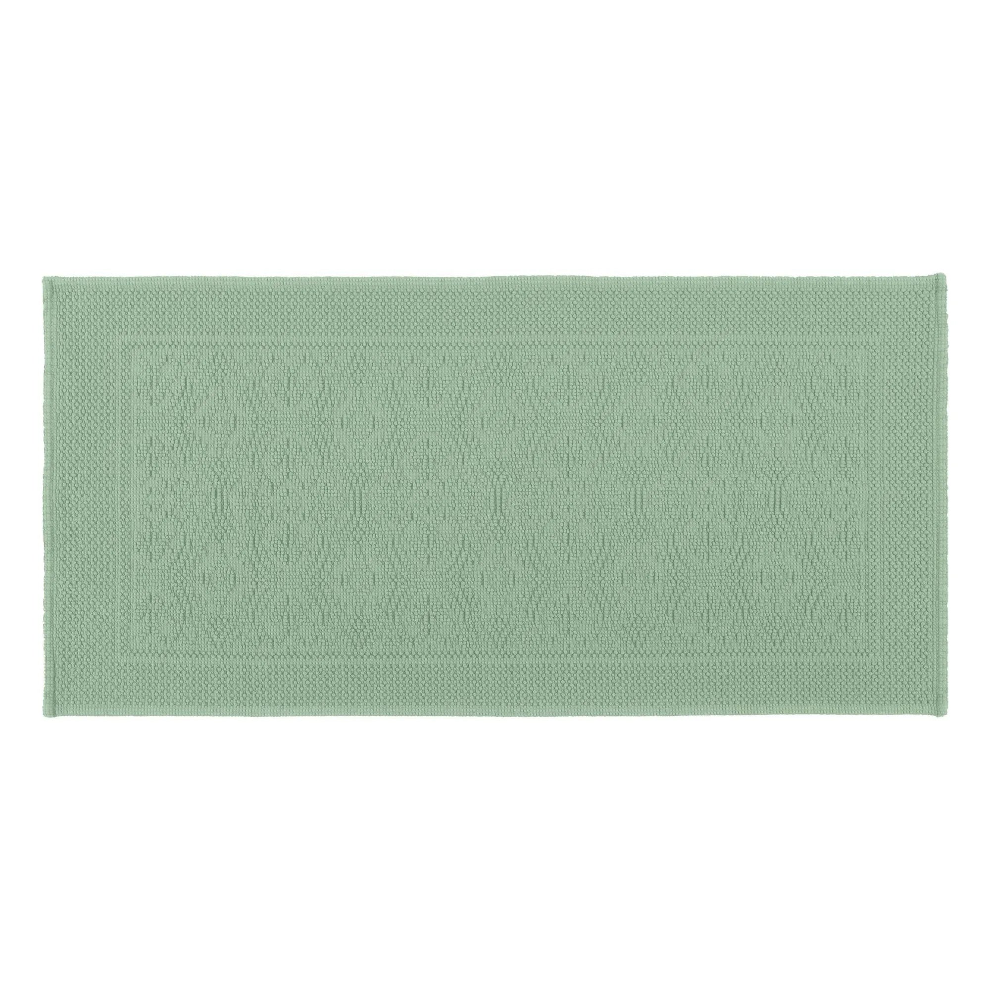 Haomy - Alfombra de baño Kymi | Verde almendra