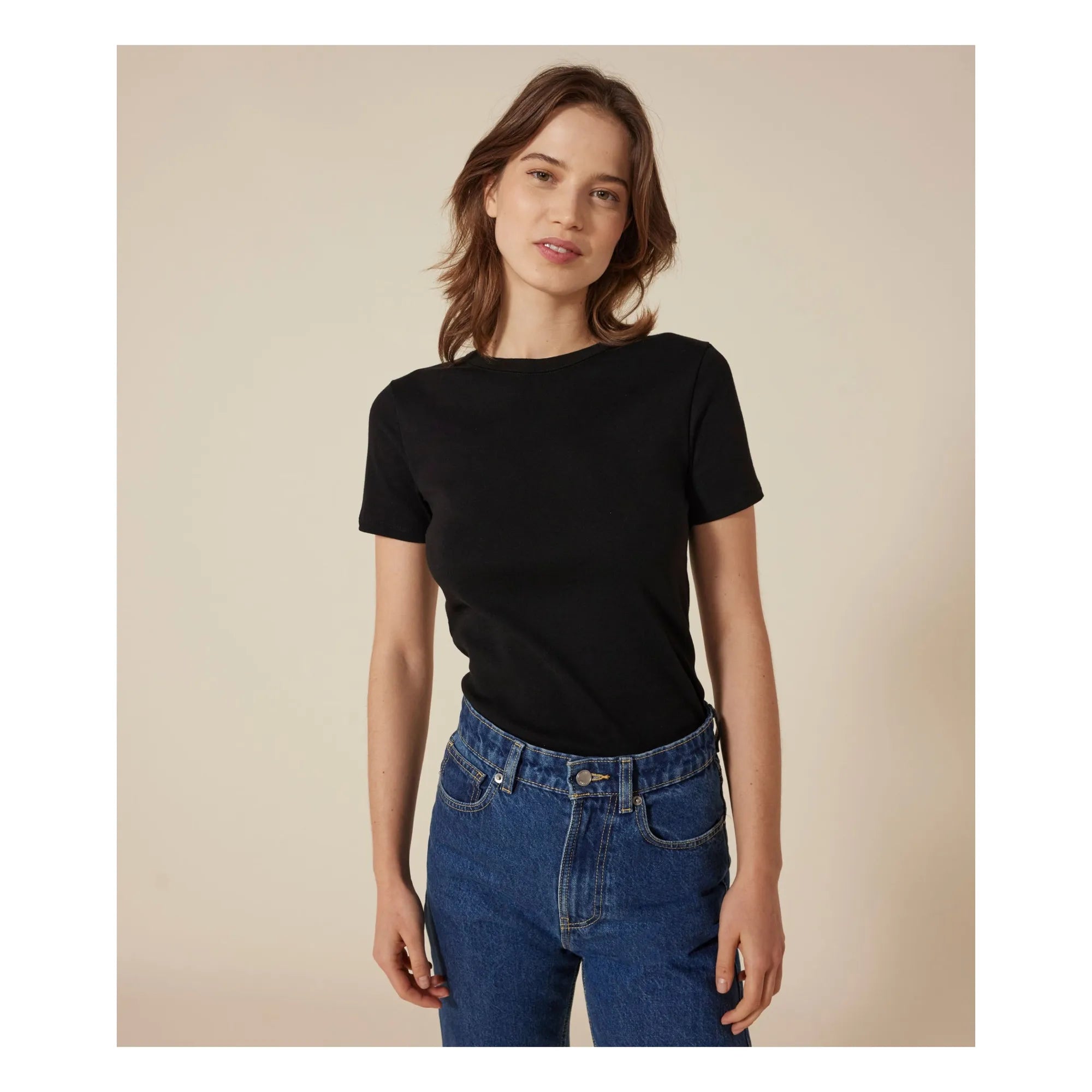 Petit Bateau - la Camiseta Icónica - Colección Mujer | Negro