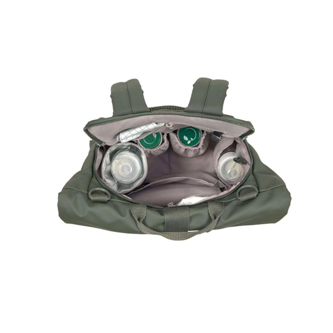 Lassig Rolltop Backpack - Olive-Changing Bags-Olive- | Natural Baby Shower