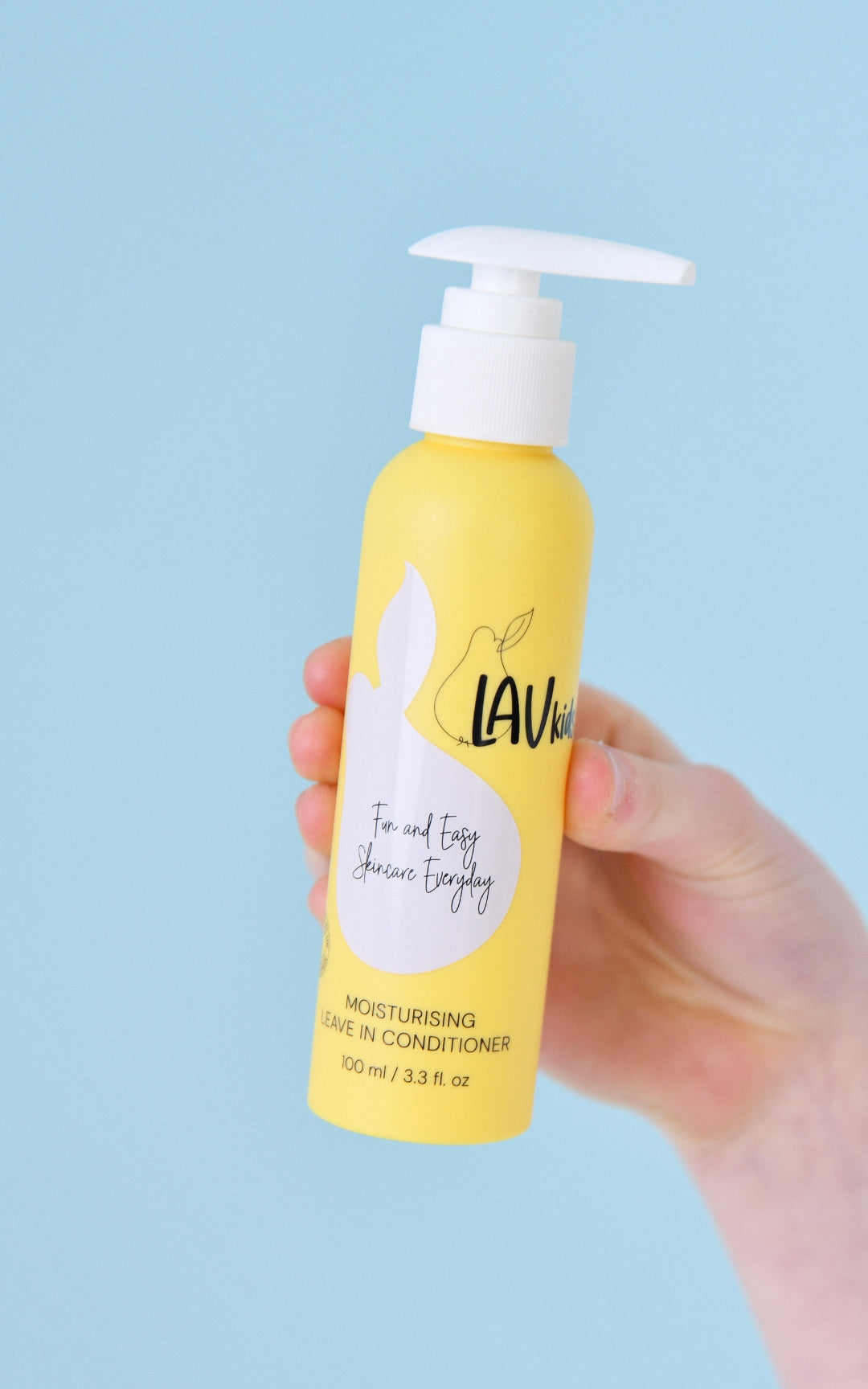 Lav Kids - Espuma para el pelo sin aclarado con hidratante para niños