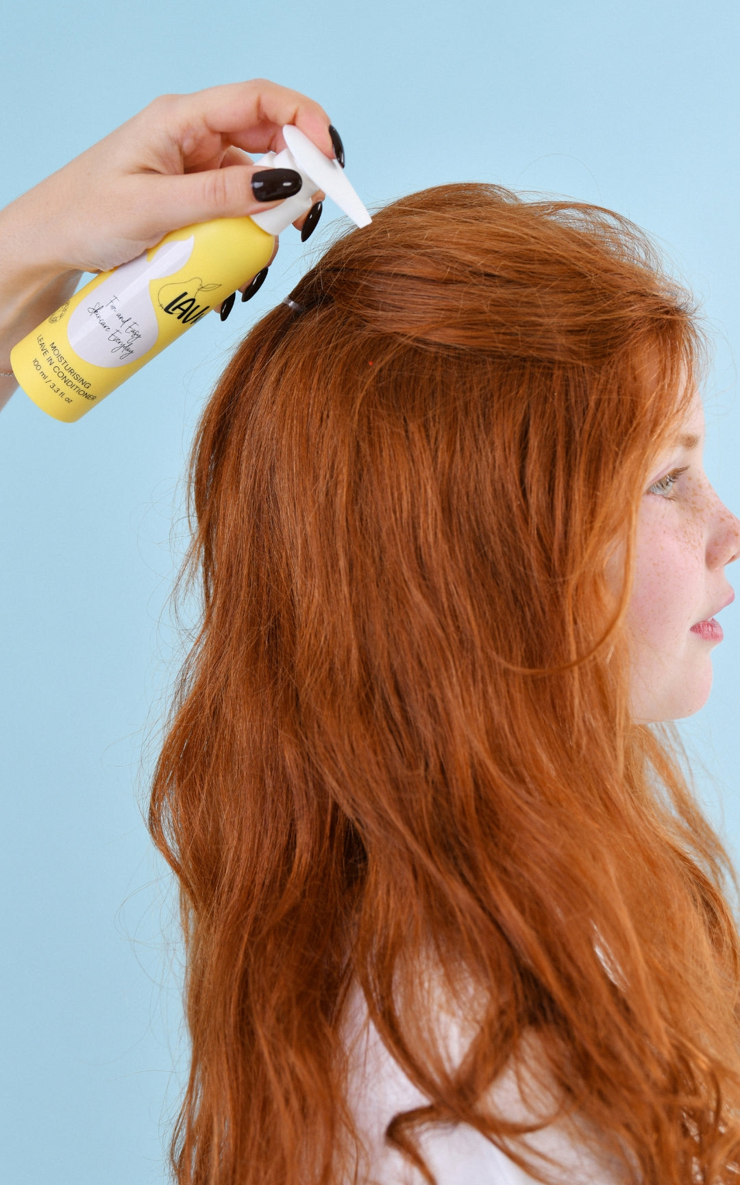 Lav Kids - Espuma para el pelo sin aclarado con hidratante para niños