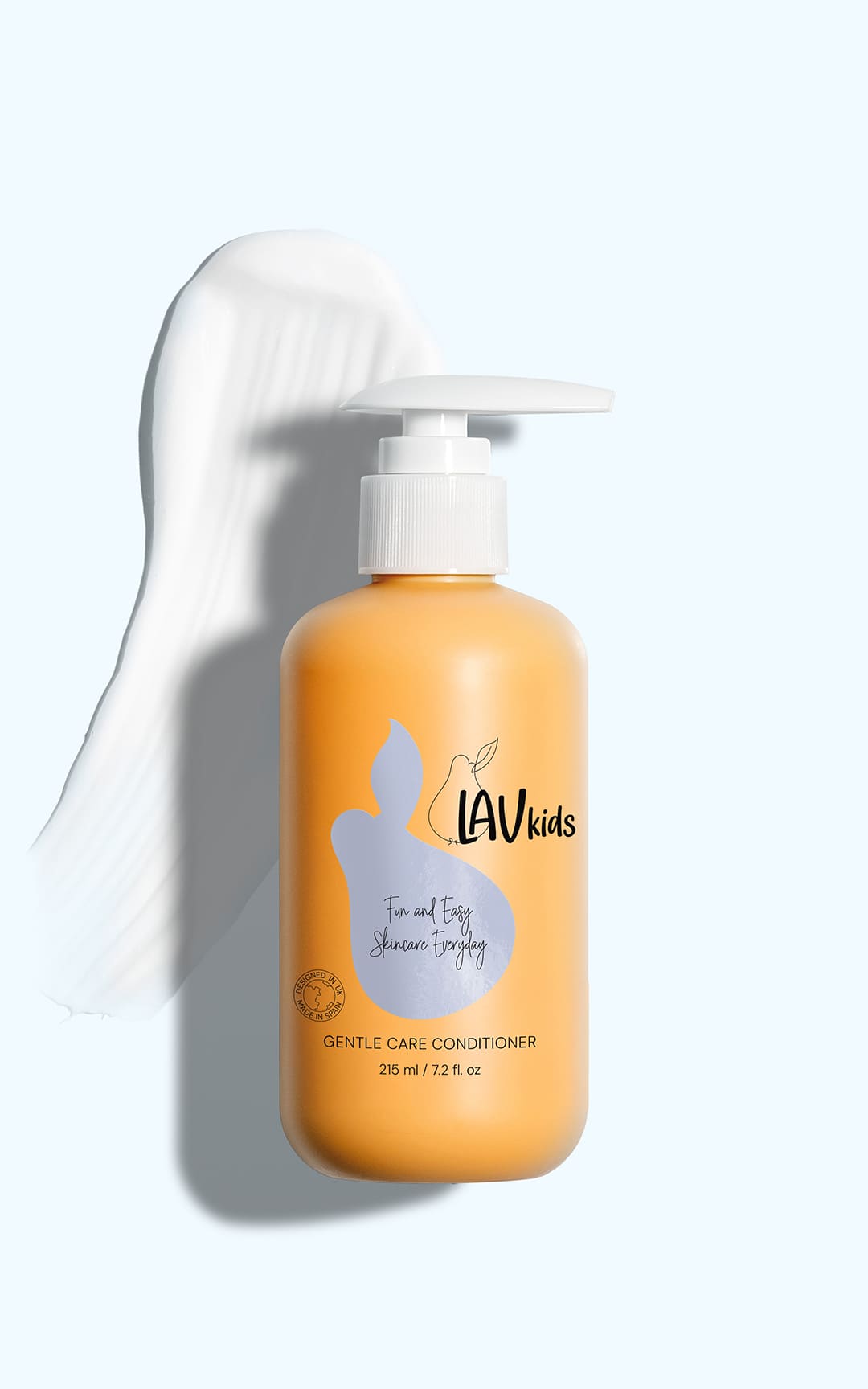 Lav Kids - Acondicionador hidratante para el cabello para niños