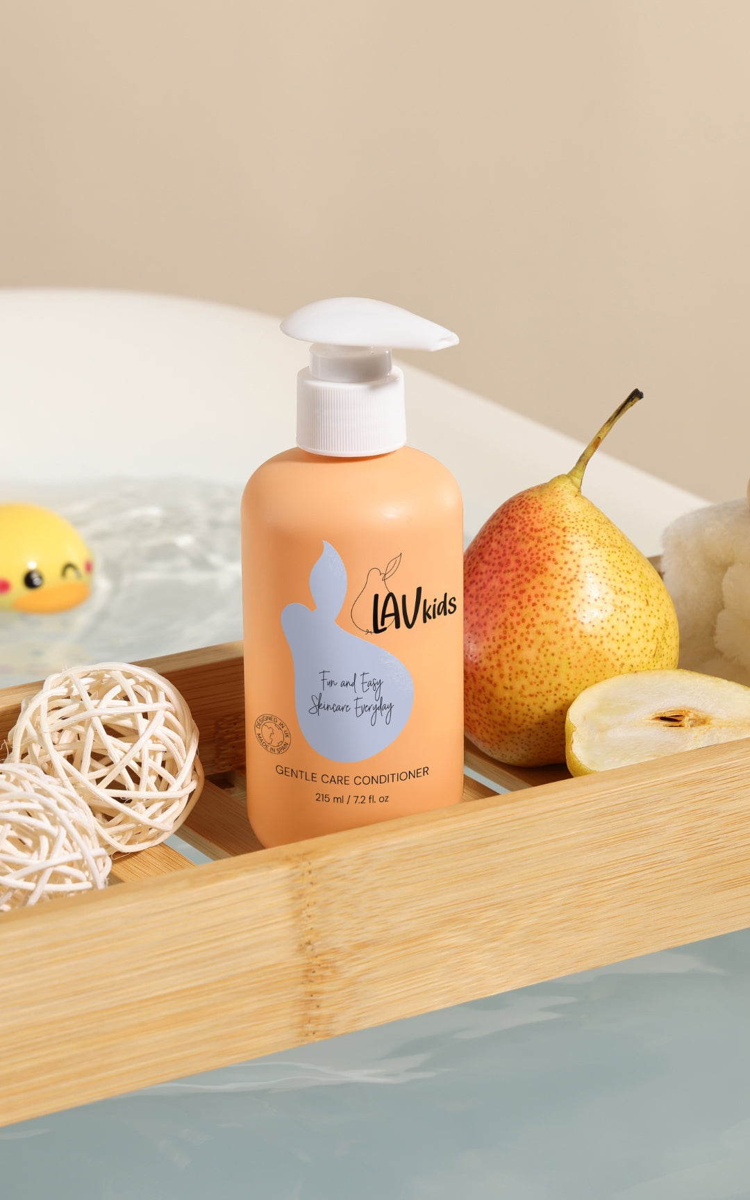 Lav Kids - Acondicionador hidratante para el cabello para niños