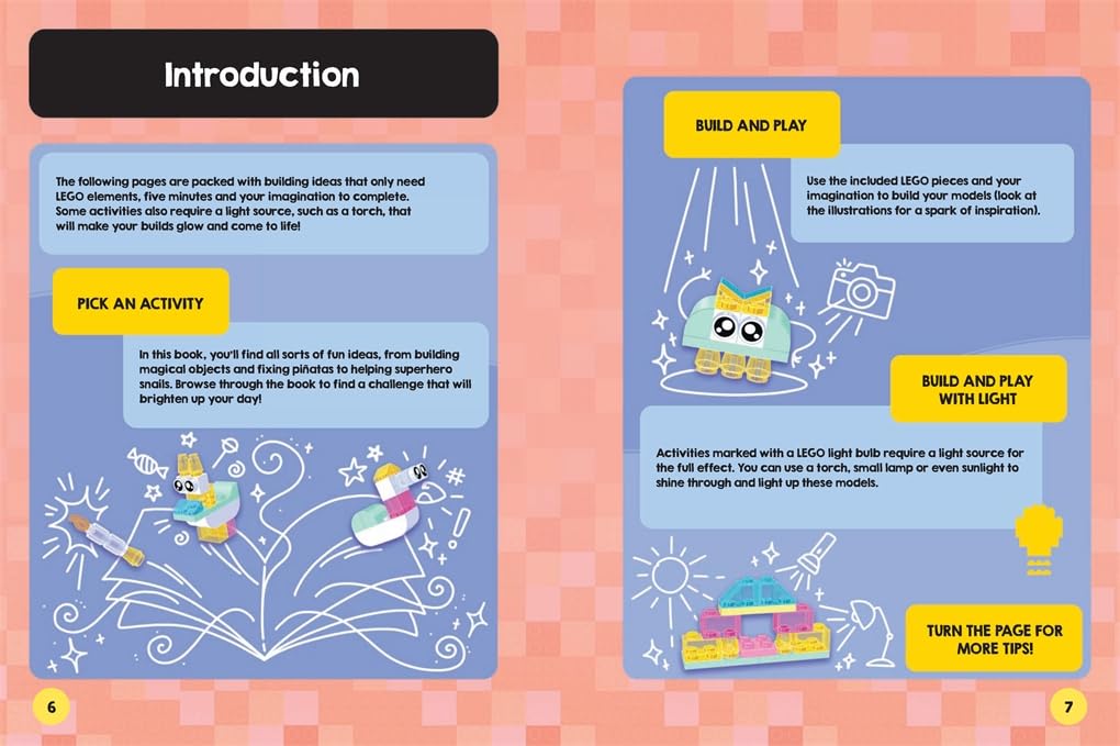 Lego - LEGO® Classic: 5 minutos de construcciones con minifigura libro de actividades en inglés