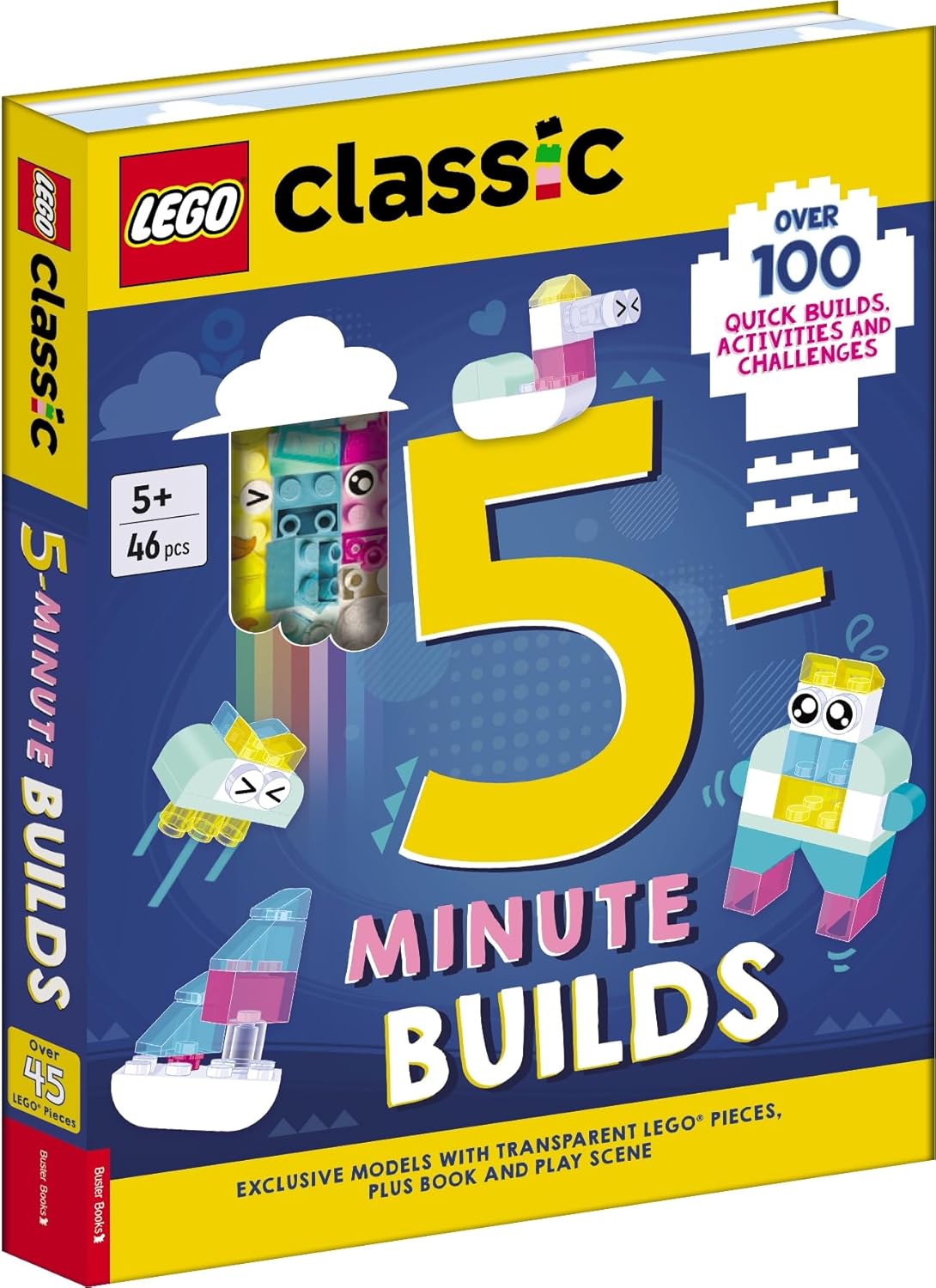 Lego - LEGO® Classic: 5 minutos de construcciones con minifigura libro de actividades en inglés