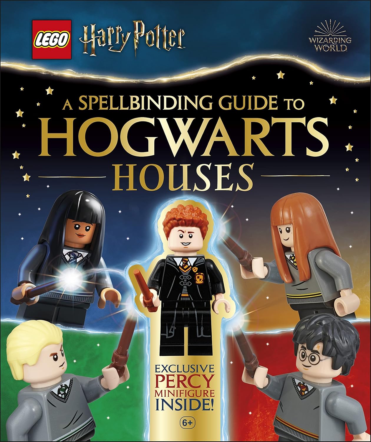 Lego - LEGO Harry Potter Casas de Hogwarts, libro de actividades e historias en inglés con minifiguras