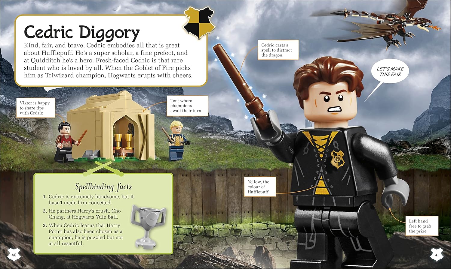 Lego - LEGO Harry Potter Casas de Hogwarts, libro de actividades e historias en inglés con minifiguras