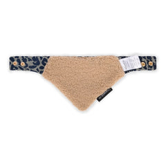 Caramel & Cie - Bandana de leopardo para perro | Gris