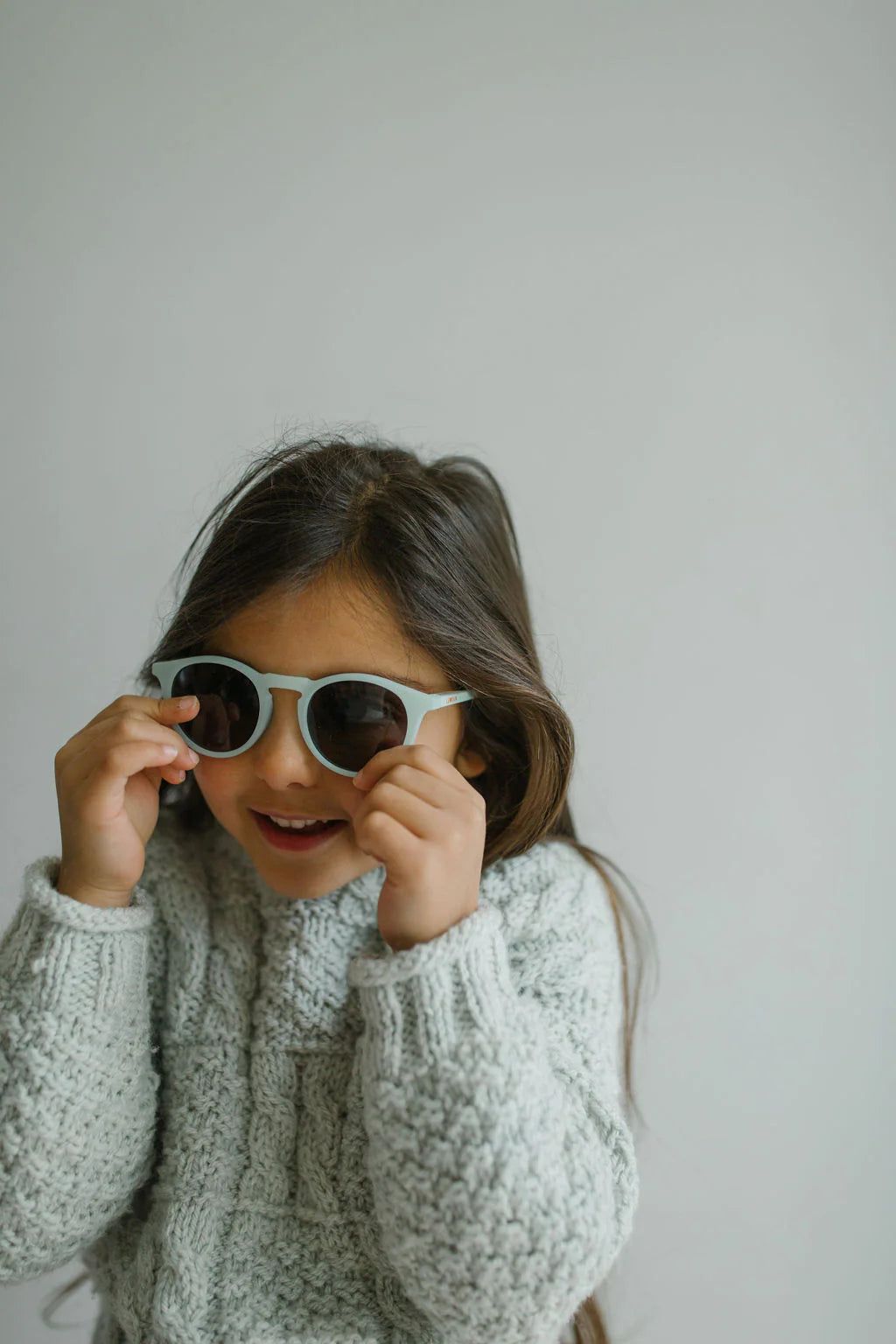 Leosun - Gafas de sol polarizadas azules naturales UV400 para niños de 3 a 8 años