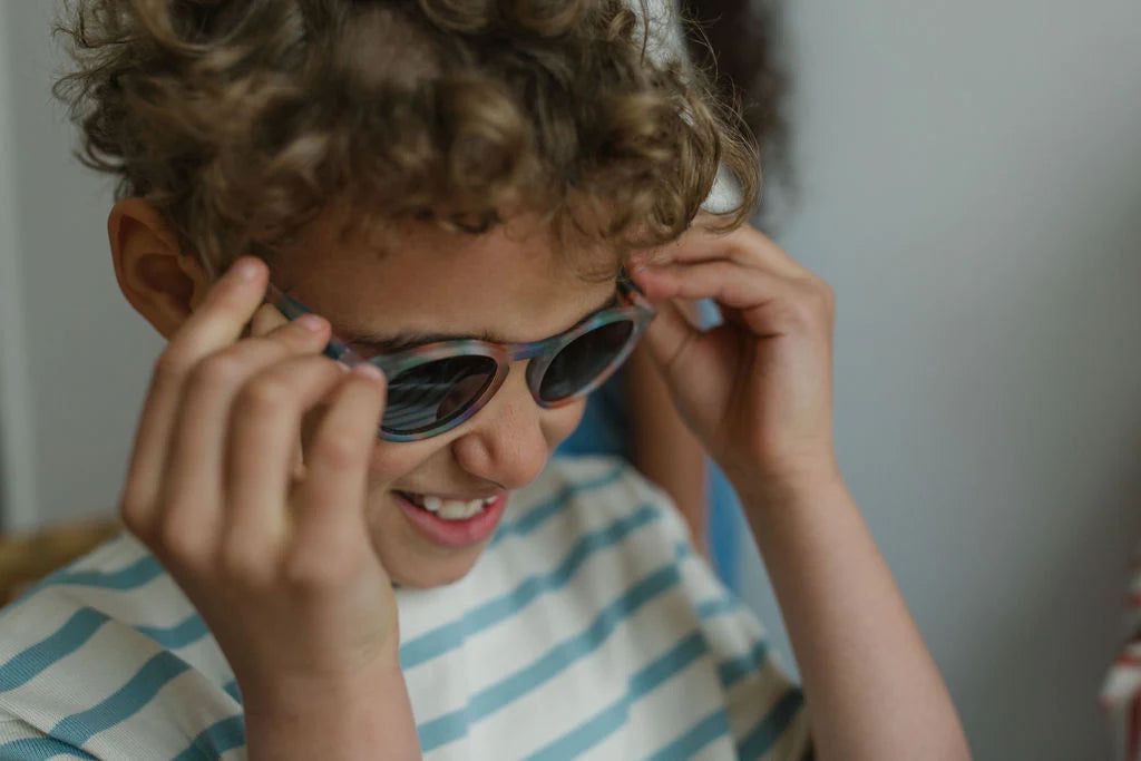 Leosun - Gafas de sol polarizadas arcoíris suaves UV400 para niños de 3 a 8 años