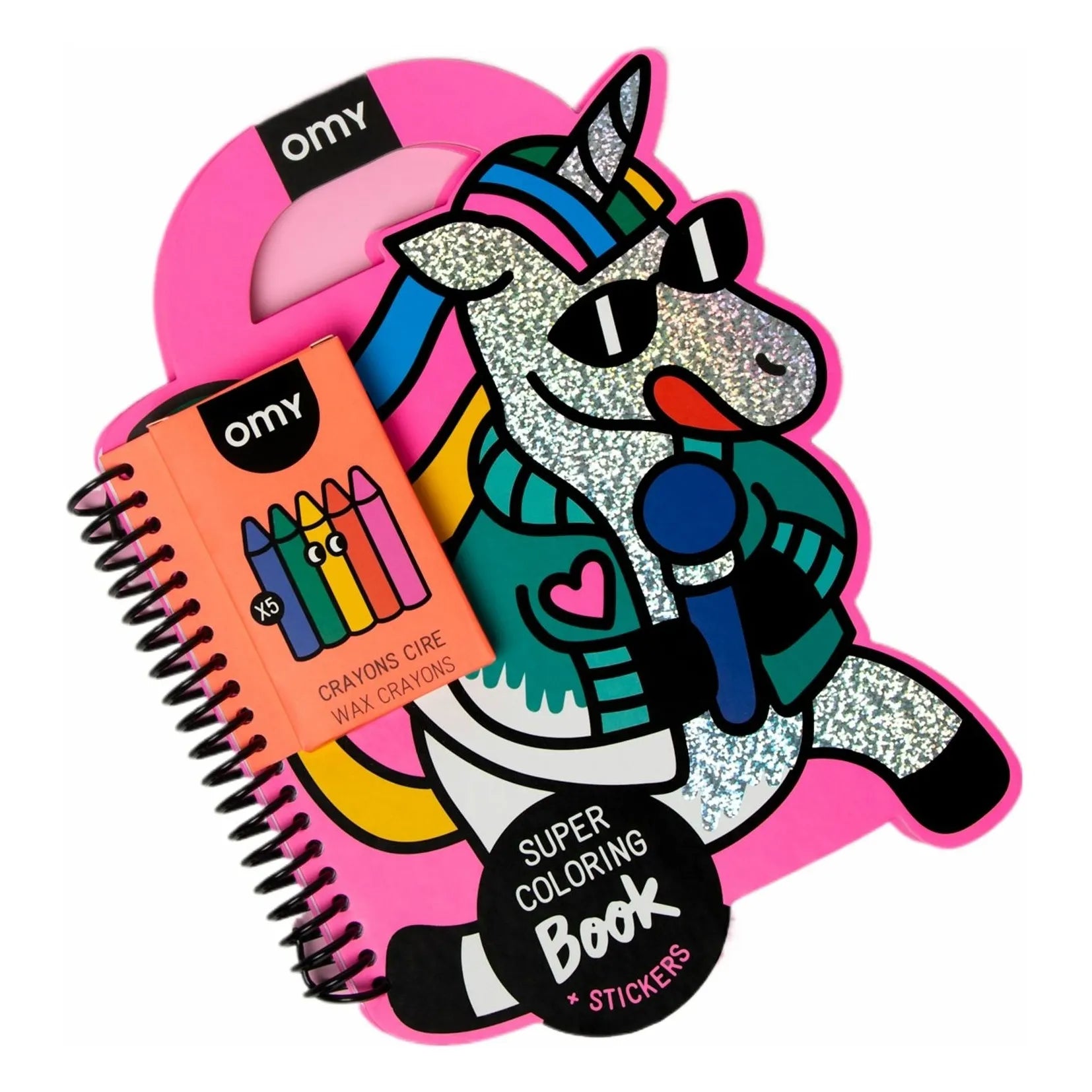 Omy - Libro para colorear con pegatinas de Lily