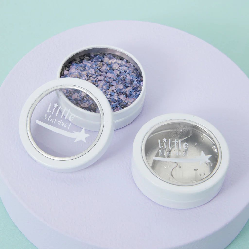 Little Stardust - Set de purpurina facial de sirena y aloe vera