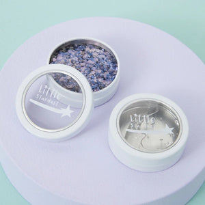 Little Stardust - Set de purpurina facial de sirena y aloe vera