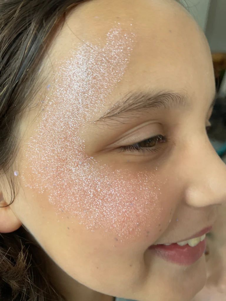 Little Stardust - Set de purpurina facial de polvo de estrella rosa con aloe vera