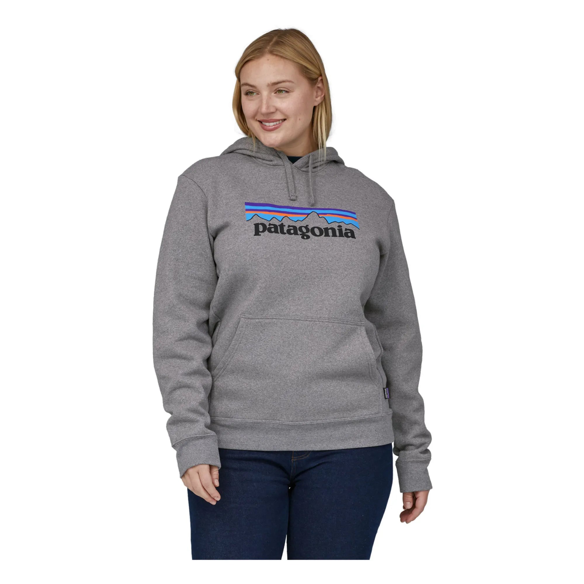Patagonia - Sudadera con capucha y logo - Colección para adultos | Gris oscuro jaspeado