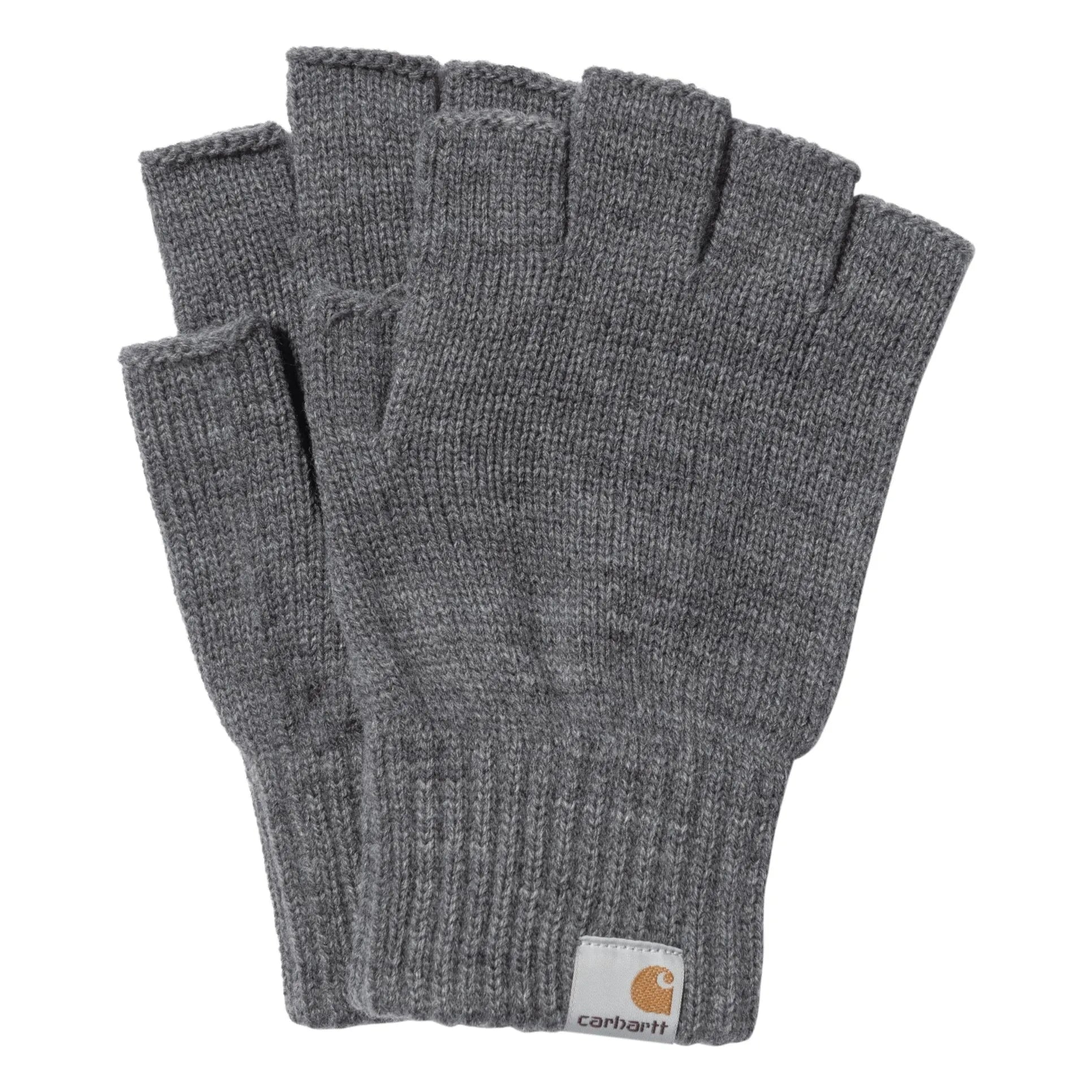 Carhartt WIP - Guantes con logo | Gris jaspeado