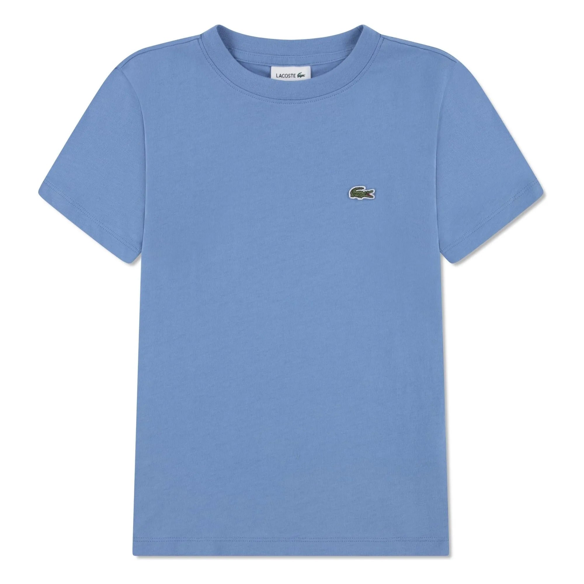 Lacoste - Camiseta Logo Algodón orgánico | Azul Claro