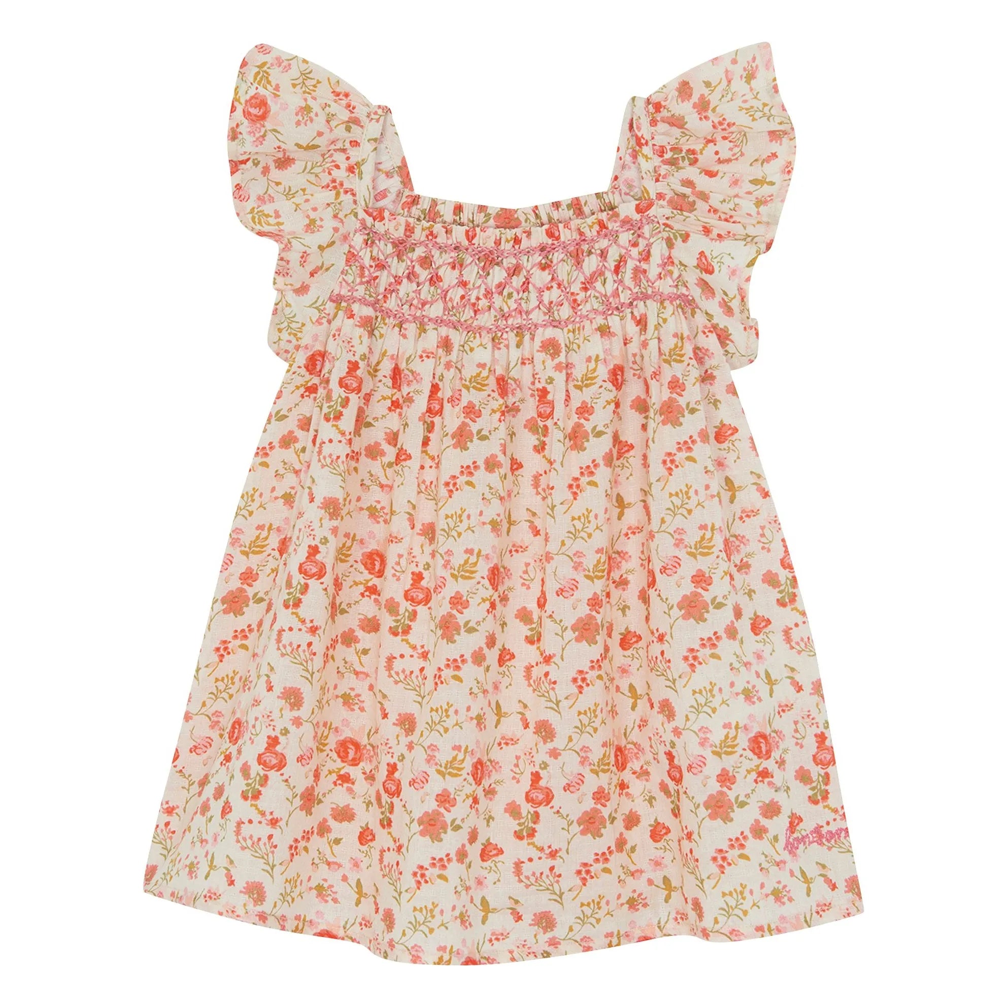 Bonton - Vestido fruncido Louise | Rojo