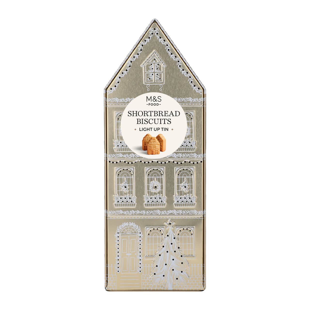 M&S Food Casita de Galleta de Jengibre de Avellana Iluminada