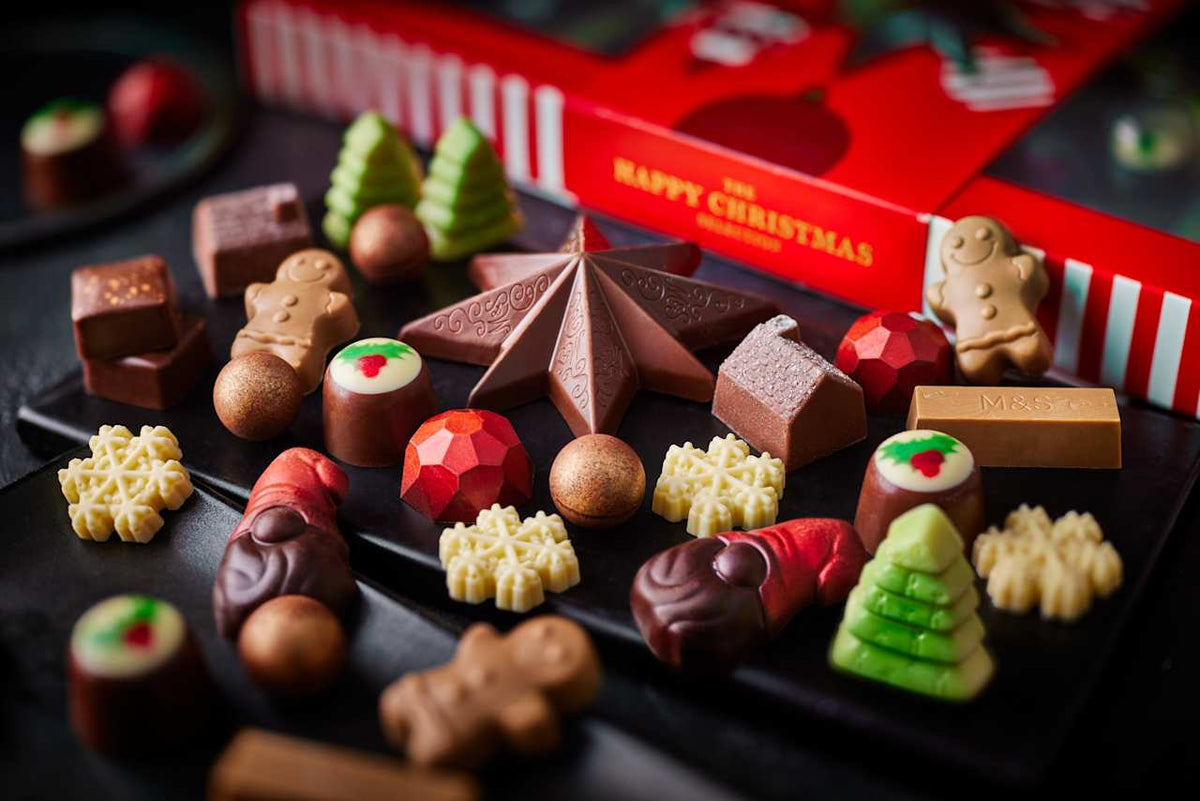 M&S Food - Chocolate de la Colección Especial Feliz Navidad