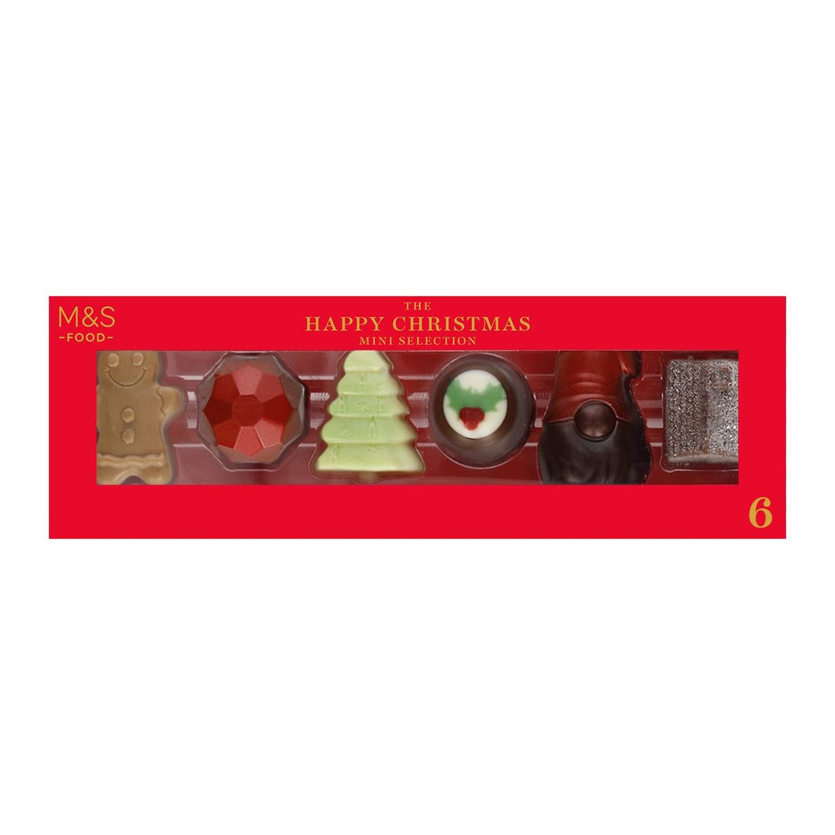 M&S Food - Chocolates navideños de "Feliz Navidad"