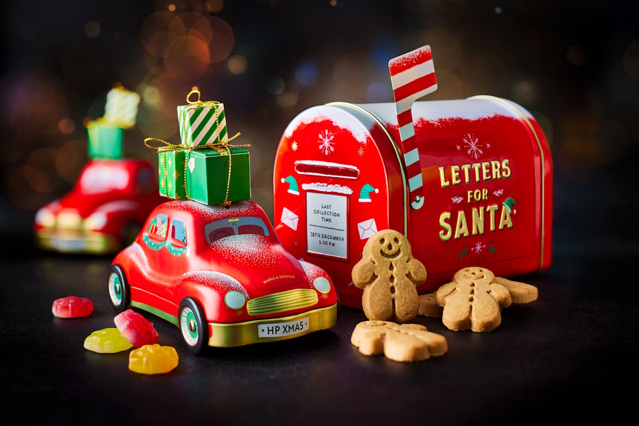 M&S Food - Galletas de Jengibre Cartas para Papá Noel