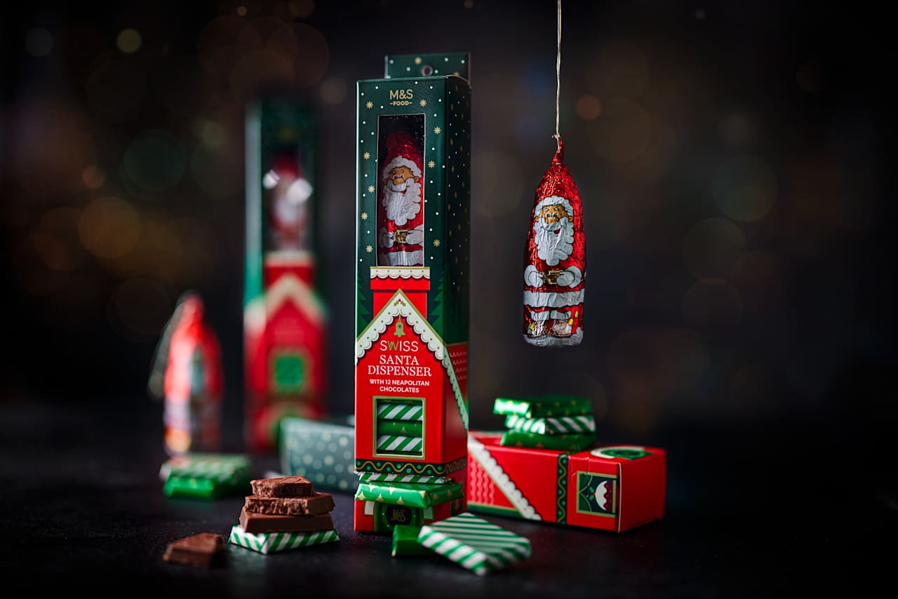 M&S Food - Chocolate suizo de Papá Noel