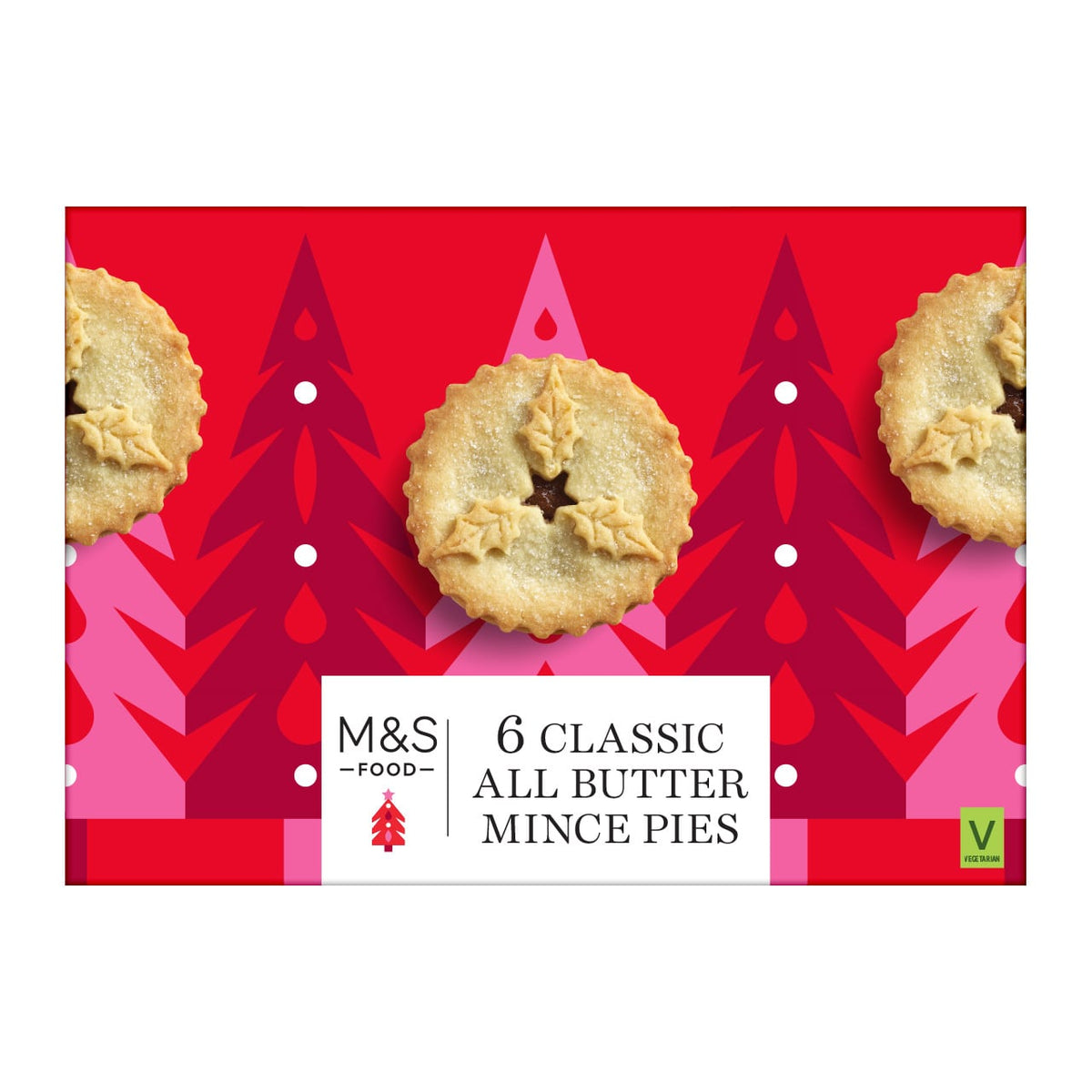M&S Food - Empanadas de manzana de Navidad