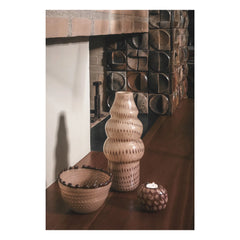 Olsson & Jensen - Jarrón de cristal Marcel | Beige