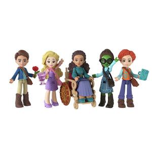 Mattel - Juego de 5 figuras y accesorios Wicked Cool Toys