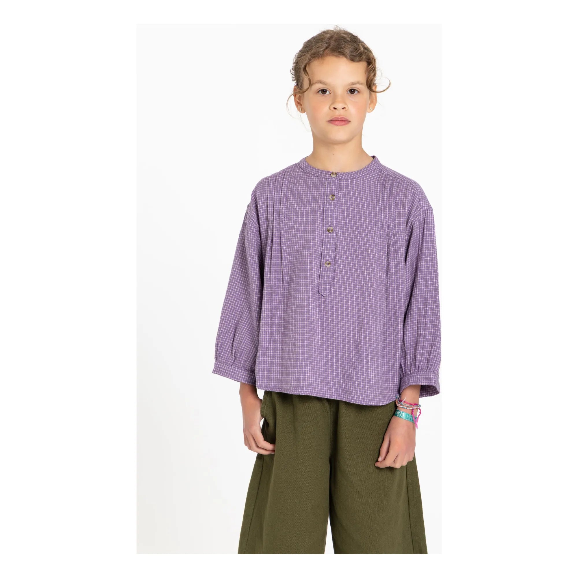 Hundred Pieces - Blusa Maxine Carreaux | Lavanda